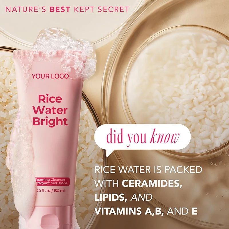 Brightening cleansing mousse by Huaxin Bio